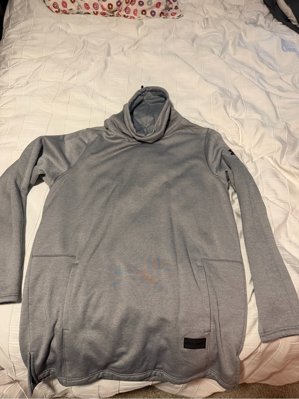 Under Armour Men's Gray Turtleneck Funnel Sweater